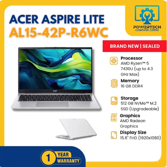 Acer Aspire Lite AL15-42P-R6WC (Light Silver)