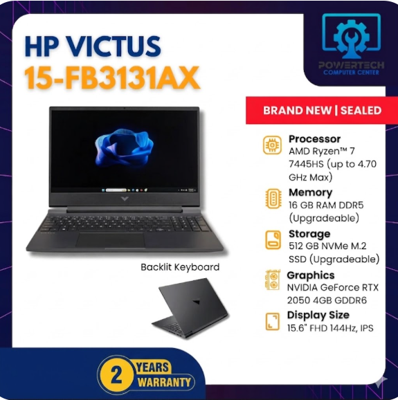 HP Victus Gaming Laptop 15-fb3131AX