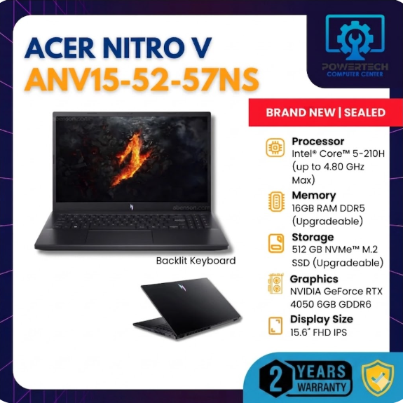 Acer Acer Nitro V 15 ANV15-52-57NS